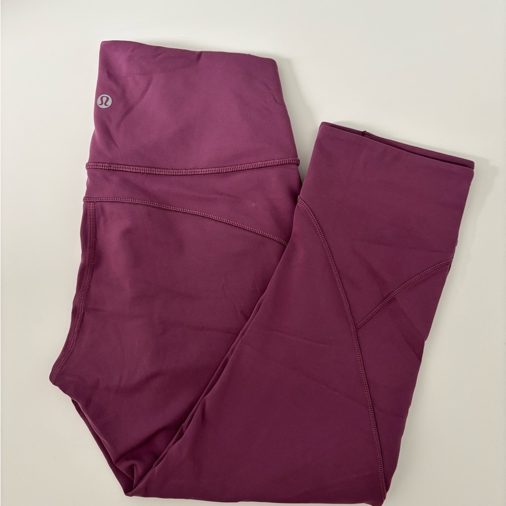 Lululemon Purple Leggings Crop